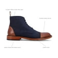 thumbnail image 2 of TAFT Jack Boot Handcrafted Leather and Wool Men's Dress Boot (Navy, 11), 2 of 8