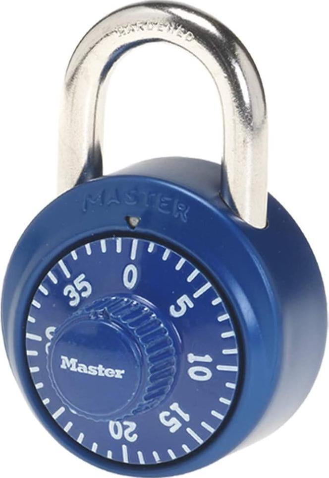 Master Lock 1530DCM Locker Lock Combination Padlock, 1 Pack, Assorted