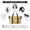 thumbnail image 3 of Travel Duffle Bag Classical Cute Sunflower Travel Tote Bags Carry on Luggage Waterproof Weekender Bags with Top Handle Adjustable Shoulde Strap for Travel Gym, 3 of 5