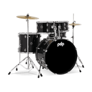 PDP Center Stage 5-Piece Full Drum Kit - 10/12/12/22/14, Iridescent Black Spark