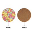 thumbnail image 2 of Xecao Donut and Blue for MDF Cork Coaster 4 Pcs,Drink Coasters,Suit for House Warming Gifts New Home ,Coffee Table Decor-Round Shape, 2 of 7