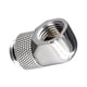 thumbnail image 2 of Conector extensor macho a hembra G1/4 ", accesorio de tubería, latón inoxidable, juntas de codo giratorias de 90  degree para PC, tubería rígida de plata Baoblaze  adaptador extensor, 2 of 7