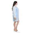 thumbnail image 2 of Vestido de mangas con relieve Roman Fashion Tallas Extras 3823 Azul claro 42, 2 of 7