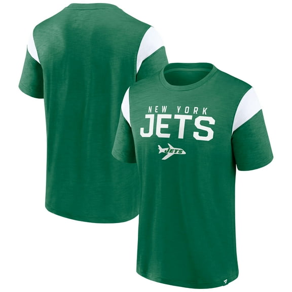 Men's Fanatics Kelly Green New York Jets Home Stretch Team T-Shirt