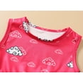 thumbnail image 5 of 2-12T Girls Mermaid Cartoon Dress Kids Summer Sleeveless Dresses Birthday Sundress Party Swing Outfit, 5 of 11