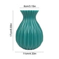 thumbnail image 3 of Usloyux Under $5 Hydroponic Flower Vase, Imitation Ceramic Plastic Container, Water Storage Vase for Fresh Cut Plants, Self Watering Planter for Herbs Flowers, 3 of 6