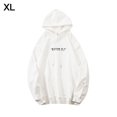 thumbnail image 1 of Sudadera con capucha Sudadera con capucha unisex de algodón Sudadera con capucha cálida informal, XL, Blanco Yuarrent AP000785-07, 1 of 7