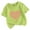 Green, variant on oqasdz Kids Child Teen Girls T Shirts Loe Heart Print Short Sleeve T Shirt Oversized Loose Active Tops, Size 11-12 Years