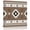 Brown, variant on Wall Art Prints, Brown Boho Framed Canvas Prints for Bedroom Living Room Bathroom Office, Farmhouse Aztec Southwest Ethnic Geometric Gallery Wrap Wall Art Poster for Gifts Home Decor 28"x28"