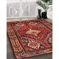 thumbnail image 3 of Ahgly Company Machine Washable Indoor Rectangle Traditional Tomato Red Area Rugs, 8' x 12', 3 of 7
