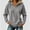 Gray # Womens shirts, variant on Vetsdori Women's Long Sleeve Tops Polo V-Neck Zippered Corduroy Corduroy Plain Sweatshirts,Blusas Shirts for Women Trendy