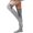 Light Grey, variant on Women's Girls Thigh High Stockings Over the Knee Socks with Satin Bows
