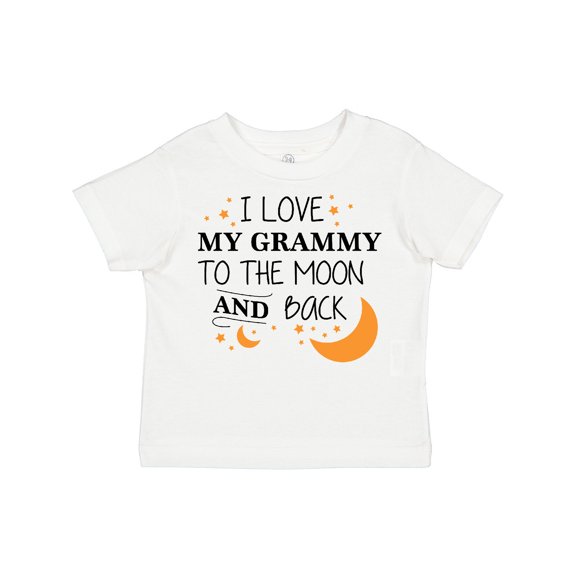 Inktastic I Love My Grammy to the Moon and Back Boys or Girls Toddler T-Shirt
