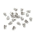 thumbnail image 2 of 20pcs Resistant 304 Stainless Steel Smooth Surface Bead Tips Calotte Ends Clamshell Knot Cover Stainless Steel color 6x4x2.5mm Hole: 1mm Inner Diameter: 2mm, 2 of 6