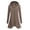Dark Brown, variant on Women's Zip Up Long Hoodies Oversized Fleece Long Sleeve Sweatshirts Casual Fall Jacket Coat with Pocket