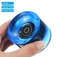 thumbnail image 4 of Uxcell 70mm 78A with Black ABEC-9 Soft Cruiser Wheels Street Wheels Skateboard, Clear Blue 4 Pack, 4 of 5