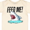 thumbnail image 4 of Inktastic Feed Me with Shark Head Boys or Girls Baby Bodysuit, 4 of 5