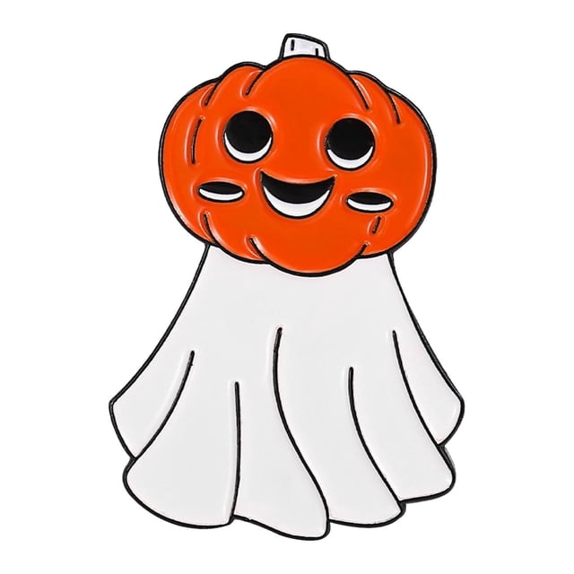 Halloween Pumpkin Pin Badge Adorable Charm for Costumes Bags Jackets Festive Accessory for Trick Or Treating & Parties