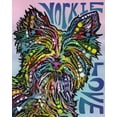 thumbnail image 2 of Dean Russo Collection 15x18 Black Ornate Wood Framed with Double Matting Museum Art Print Titled - Yorkie Luv, 2 of 4