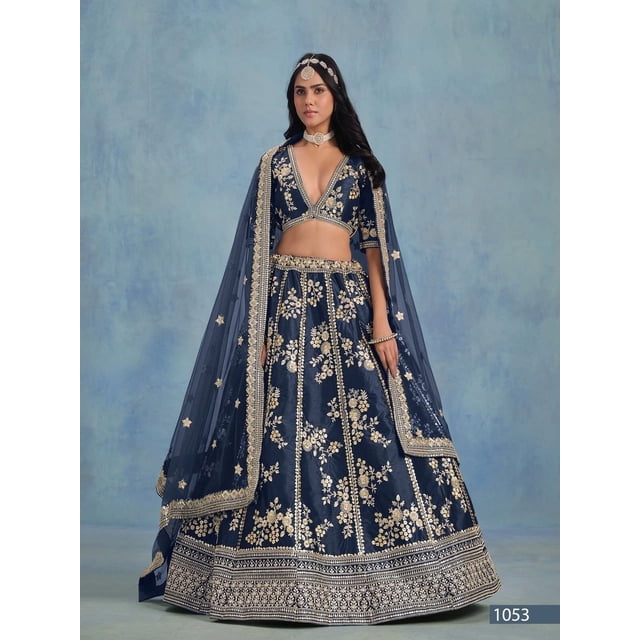 Custom Made Bollywood Party Wear ReadyMade Wedding Indian Pakistani Designer Lehenga Choli