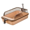 thumbnail image 1 of Xuanheng Cat Toilet Open Top Cat Litter Container Pets Accessories PP Cat Litter Tray Brown, 1 of 8