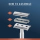 thumbnail image 4 of Cuchillas de afeitar de seguridad King C. Gillette 10 de acero inoxidable, 4 of 7