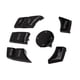 thumbnail image 3 of Multimedia Control Knob, Fadeless Font Wear Resistance Multifunction Piano Black Multimedia Control Button Set For 5 Series F10 LCI ANGGREK Otros, 3 of 8