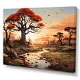 thumbnail image 2 of Designart "Tales Baobab in Africa II" African Canvas Print, 2 of 5