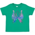 thumbnail image 3 of Inktastic Thyroid Cancer Awareness with Butterfly Ribbon Words Boys or Girls Baby T-Shirt, 3 of 5
