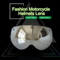 thumbnail image 3 of Motorcycle - -Scratch Lens Retro Fashion Visor Wind Lens Universal for Standard 3-Snap Open Face, 3 of 7