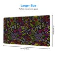 thumbnail image 2 of Kdxio Casino Icons Print Large Gaming Mouse Pad,Non-Slip Base,Water Resist Keyboard Pad for Gamer,Office & Home,29.5 x 15.8 in, 2 of 6