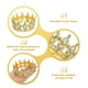 thumbnail image 3 of Uxcell Mini Toppers de Pastel en Forma de Corona, Tiara de Aleación para Reina y Princesa con Cristal para Decoración de Pastel de Cumpleaños, Dorado/Múltiples Colores, 3 of 6