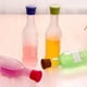 thumbnail image 4 of Tapones de silicona para botellas de vino de colores aleatorios, sustituyen a los tapones de botella, regalos para el vino, tapones para botellas de vino, tapones reutilizables, 5 unidades., 4 of 8