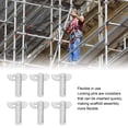 thumbnail image 3 of Scaffolding Connecting Rod Pins, 12x45mm Rustproof Scaffolding Joint Connecter 180 Degree Rotation Galvanized Flexible 50Pcs  for Mobile Scaffolding, 3 of 8
