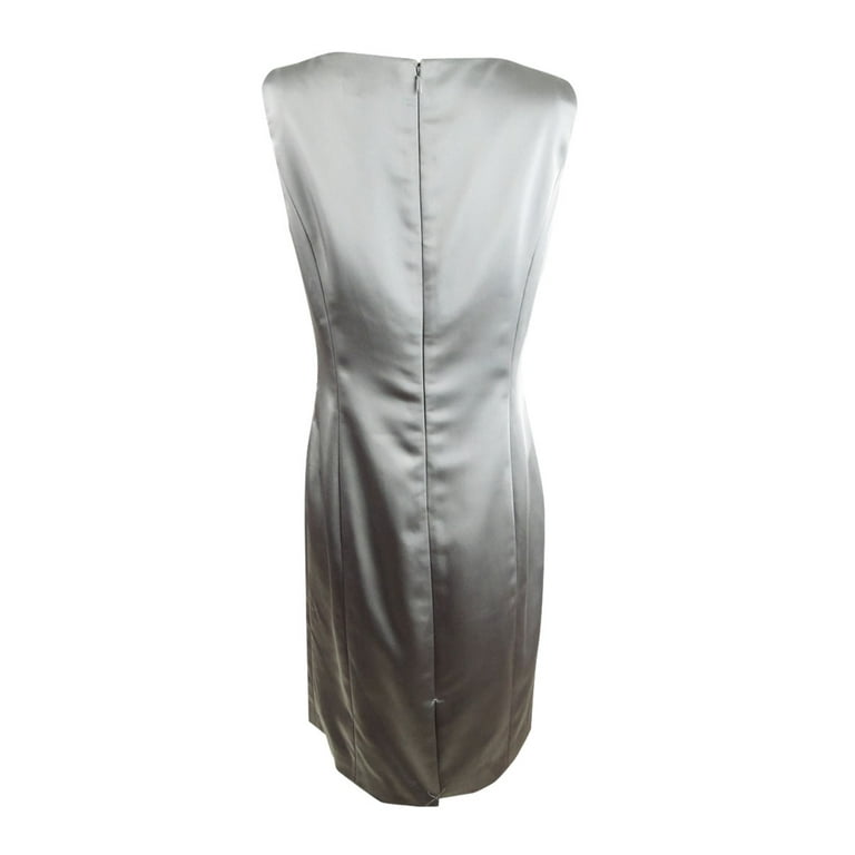 Tahari clearance silver dress