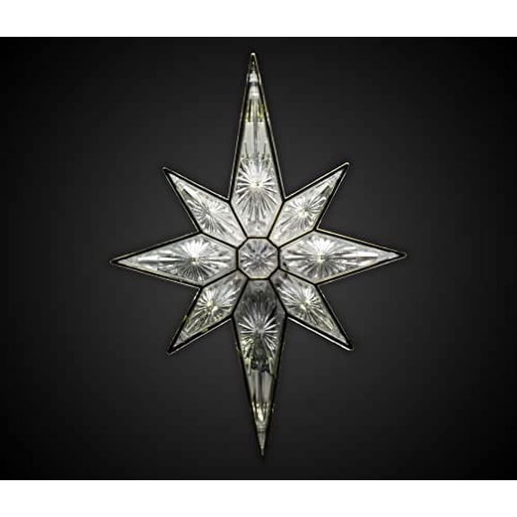 Bethlehem Star 11" Tree Topper with Warm White LED, (TOPPER-BSTAR-11-LWW)