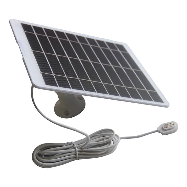 Tall Efficiency Monocrystalline Solar Device Panel for Security Cameras Highlighting 5W 5V Output Ensuring Consistent Power Supply in Strong