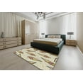 thumbnail image 4 of Ahgly Company Indoor Rectangle Patterned Brown Novelty Area Rugs, 2' x 4', 4 of 6