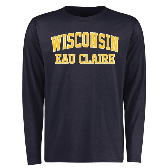 Men's Navy Wisconsin Eau Claire Blugolds Everyday Long Sleeve T-Shirt