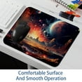 thumbnail image 6 of Galactic Space Square Gaming Mouse Pad, 8.3x9.8 Inch Non-Slip Rubber Bottom Printed Mousepad for Office and Gaming, 6 of 6