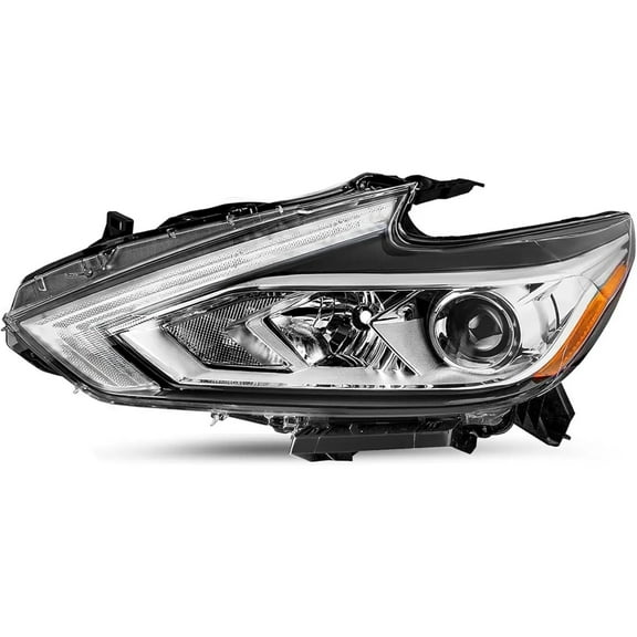 HOUGEET Halogen Headlight Assembly Fit for 2016-2018 Nissan Altima Headlamp Driver 1pc