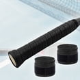 thumbnail image 2 of Unique Bargains 2 Pcs Tennis Racket Grip Tape Dry Overgrip Tape Flat Black, 2 of 8
