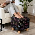 thumbnail image 4 of TSOVTHRID Dinosaur Bone Fossil Print Ottoman Cover Stretch Square Ottoman Slipcover for Foot Stool, Anti-Scratch Folding Storage Furniture with Elastic Bottom Home Decor, 4 of 7