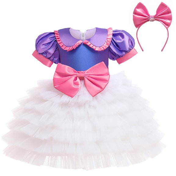 Flower Girls Tutu Princess Dresses Toddler Ruffles Wedding Birthday Pageant Dress