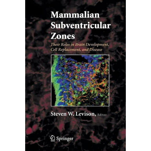Mammalian Subventricular Zones: Their Roles in Brain Development, Cell Replacement, and Disease, (Paperback)