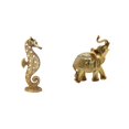 thumbnail image 1 of Estatua de resina,Estatua de resina para decoración del hogar,manualidades,oro,Escultura de oro,figura de resina,regalos decorativos,Figura de escritorio,Estante de estatua de elefante para, 1 of 8