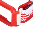 thumbnail image 4 of BIMZUC Watch Band Strap with Case Elastic Weaving Adjustable Replacement Wristbands for Oppo Free (10 inches / 25.4 cm), Red / White, 4 of 9