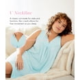 thumbnail image 5 of Exquisite Form Nylon Tricot Sleeveless Short Knee Length Nightgown 30107, 5 of 6