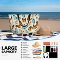 thumbnail image 5 of Hirioo Butterflies for Large Capacity Beach Travel Bag for Women Men Foldable Beach Bags, Ideal for Travel, Beach, Pool, Picnic, and Family Outings, 5 of 7
