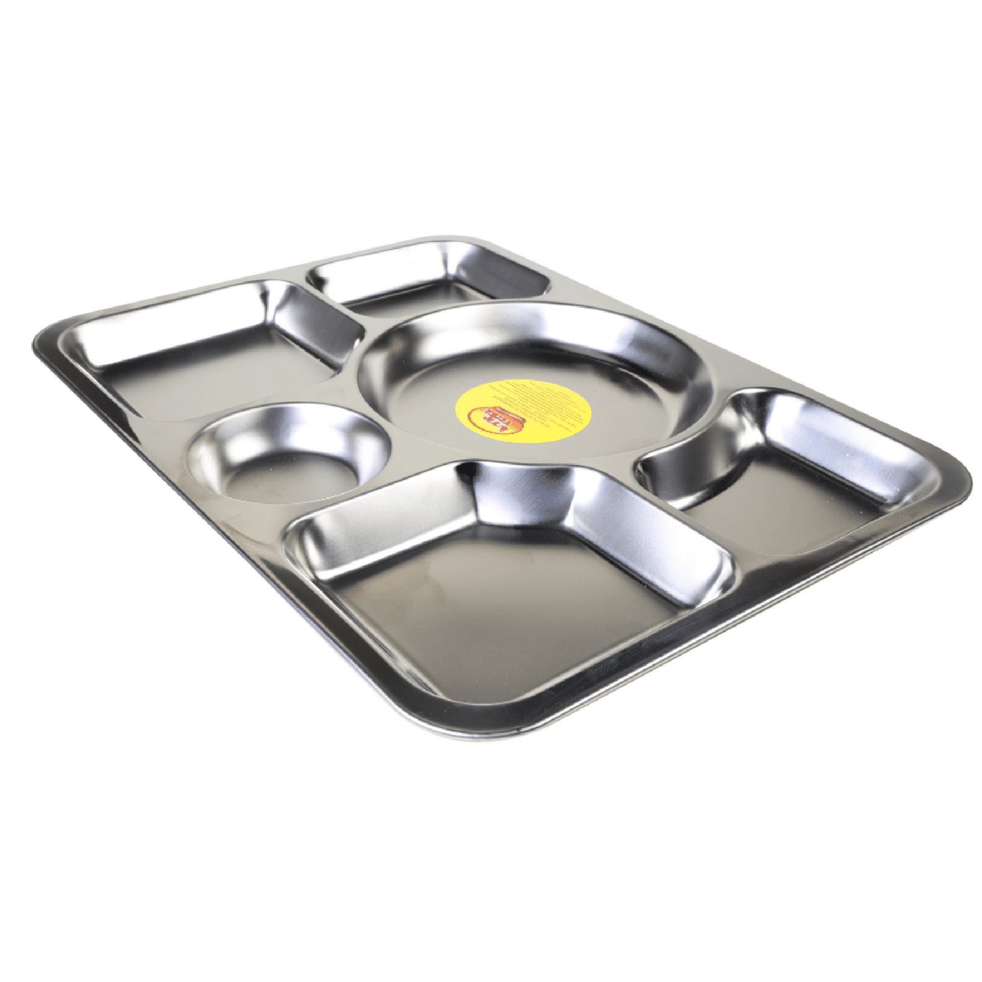 Verka American Stainless Steel 6 Compartment Tray